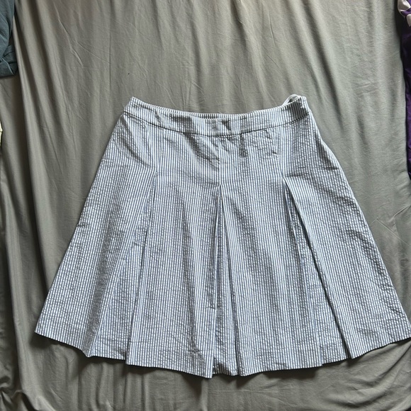 Blue & White Skater Skirt - Picture 2 of 7